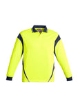 Mens Hi Vis L/S Aztec Polo