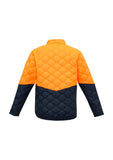 Unisex Hi Vis Hexagonal Puffer Jacket