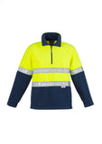 Mens Hi Vis Fleece Jumper - Hoop Taped